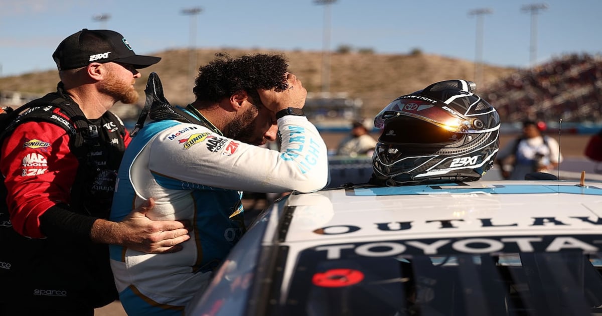 Bubba Wallace reacts to Phoenix speeding penalty
