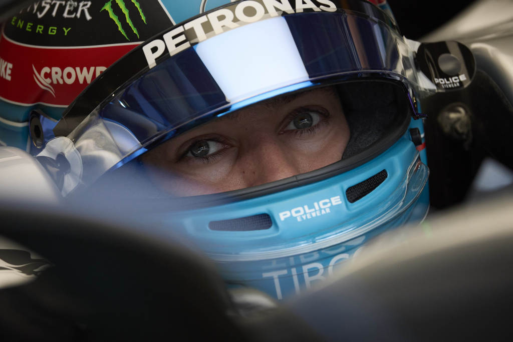 Russell hoping for more mixed conditions in Brazil despite qualifying spin