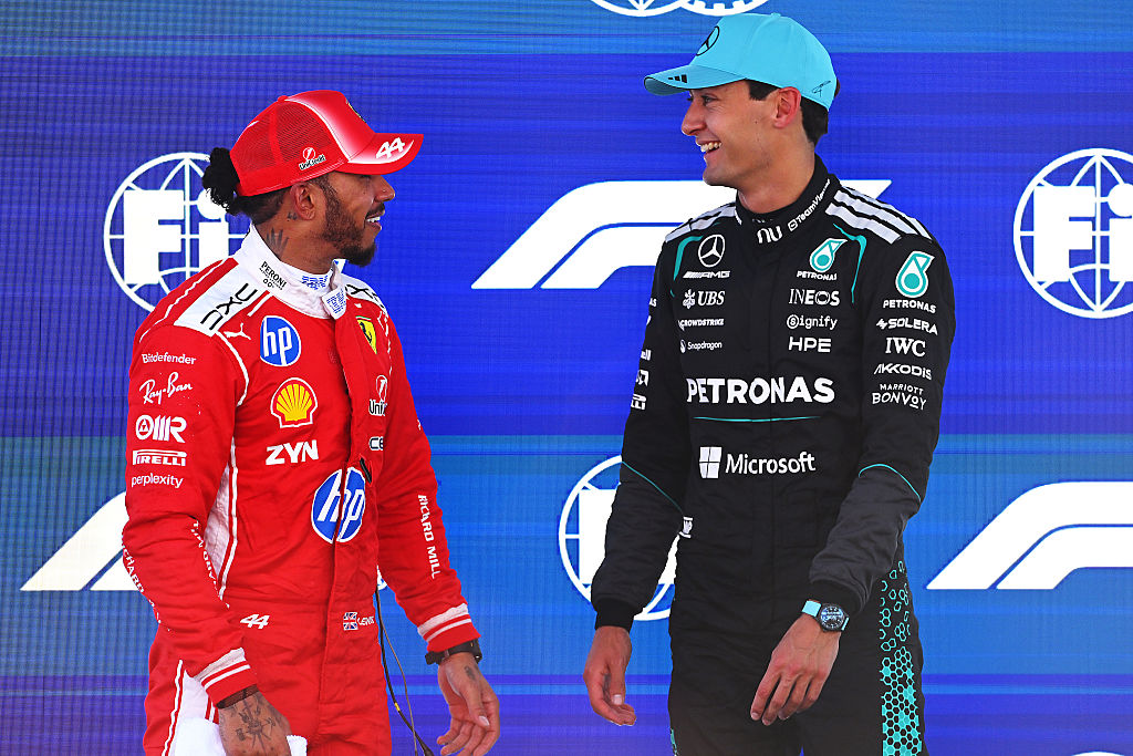 Russell beats Hamilton to Barcelona pole as Leclerc crashes out