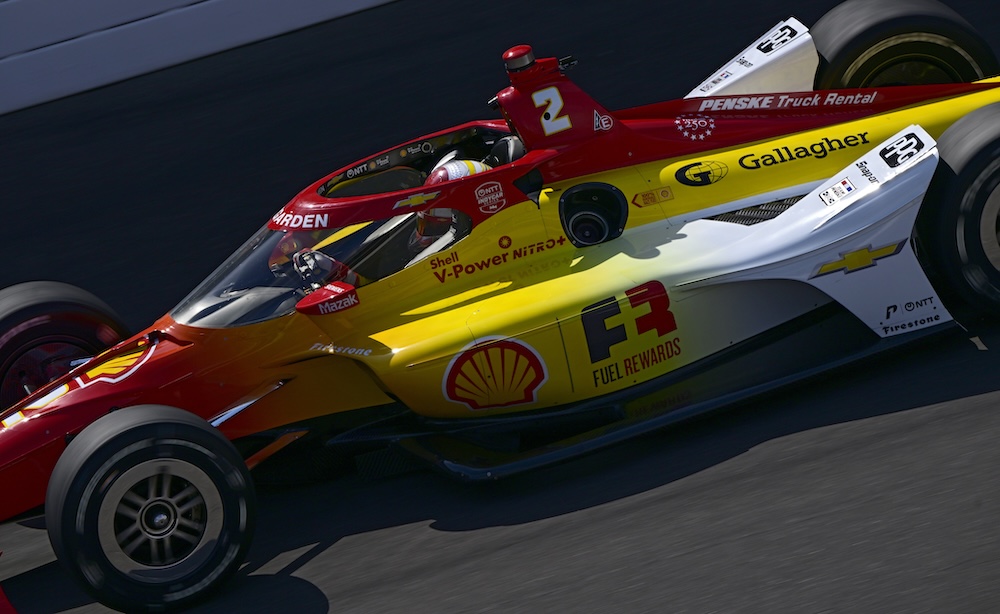 Newgarden tops shortened Indy 500 Monday practice