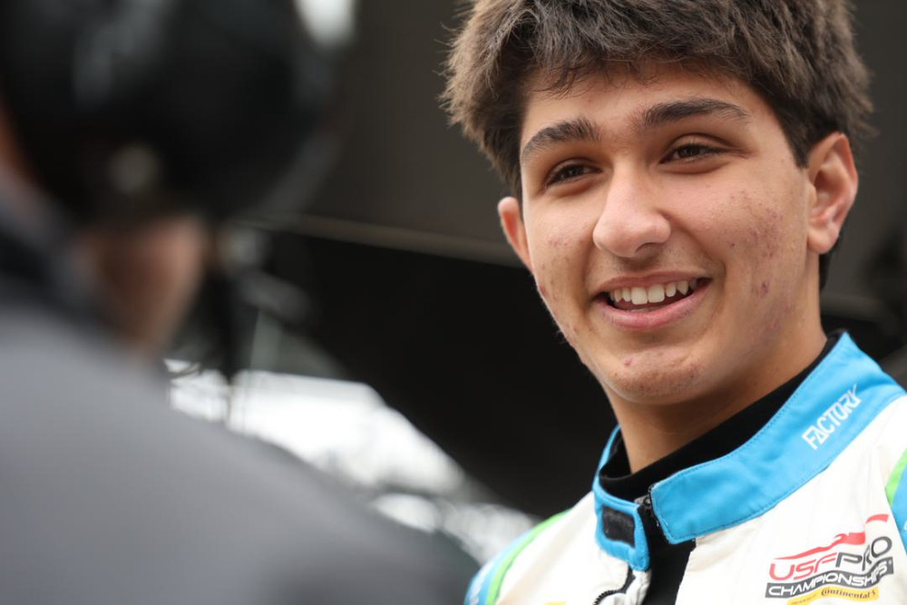 Escorpioni tops Monday's Indy NXT test at Indianapolis