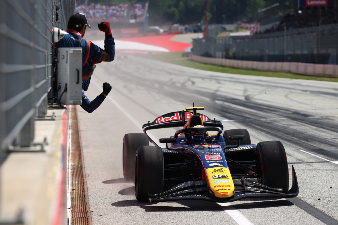 Tsolov takes fourth F2 win of the season in Austrian Feature Race