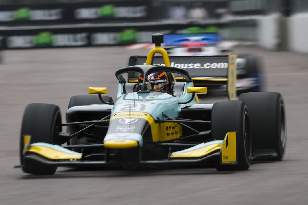 Johnson claims first Indy NXT win at St. Petersburg