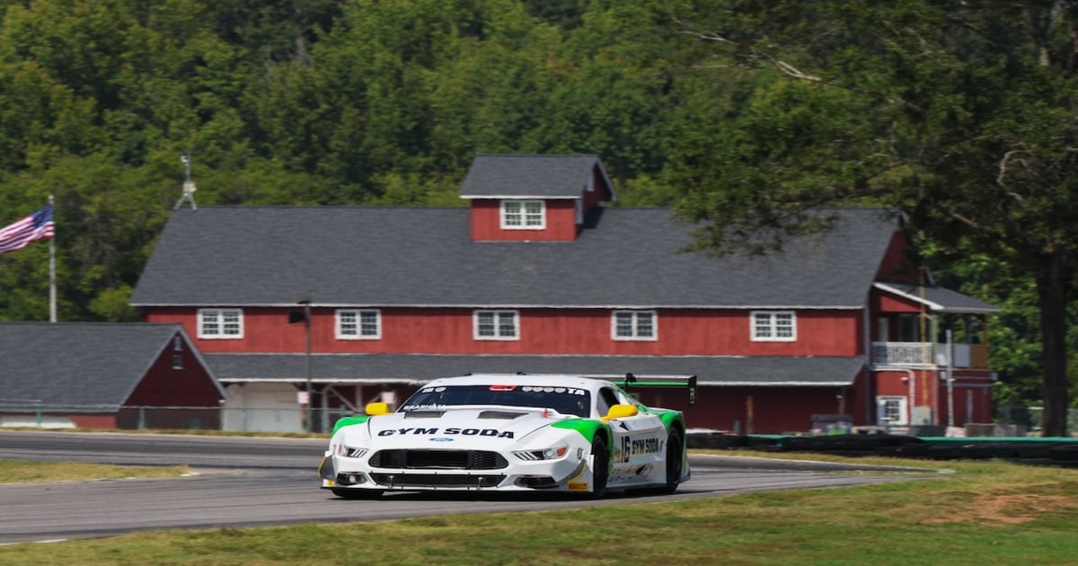 Brabham leads Menard in Trans Am practice at VIR