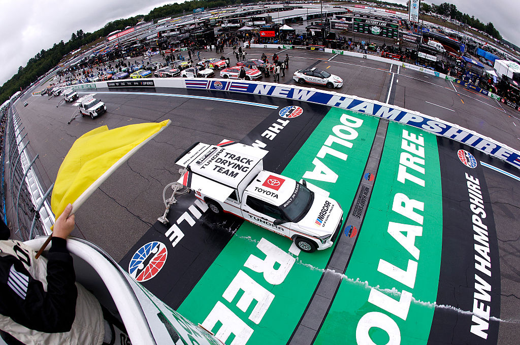 Cup Series struggles to get going in damp New Hampshire