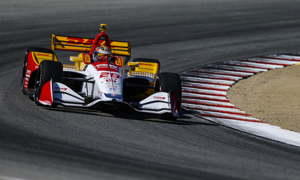 Hunter-Reay quickest in second Laguna Seca practice