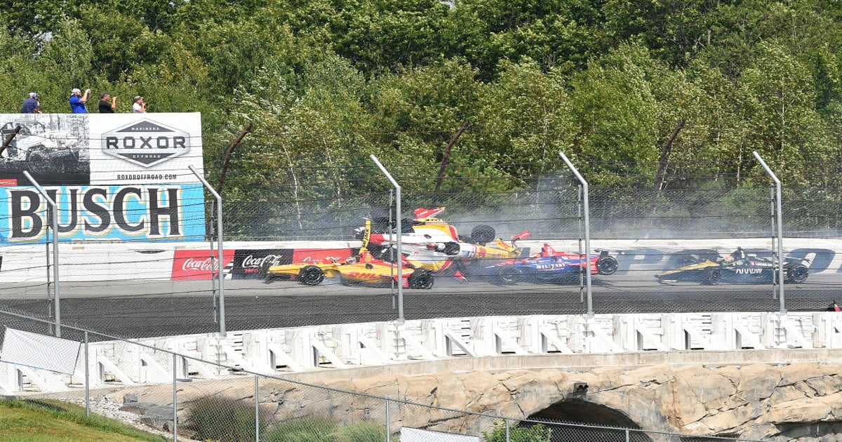First-lap crash triggers angry reactions at Pocono | RACER