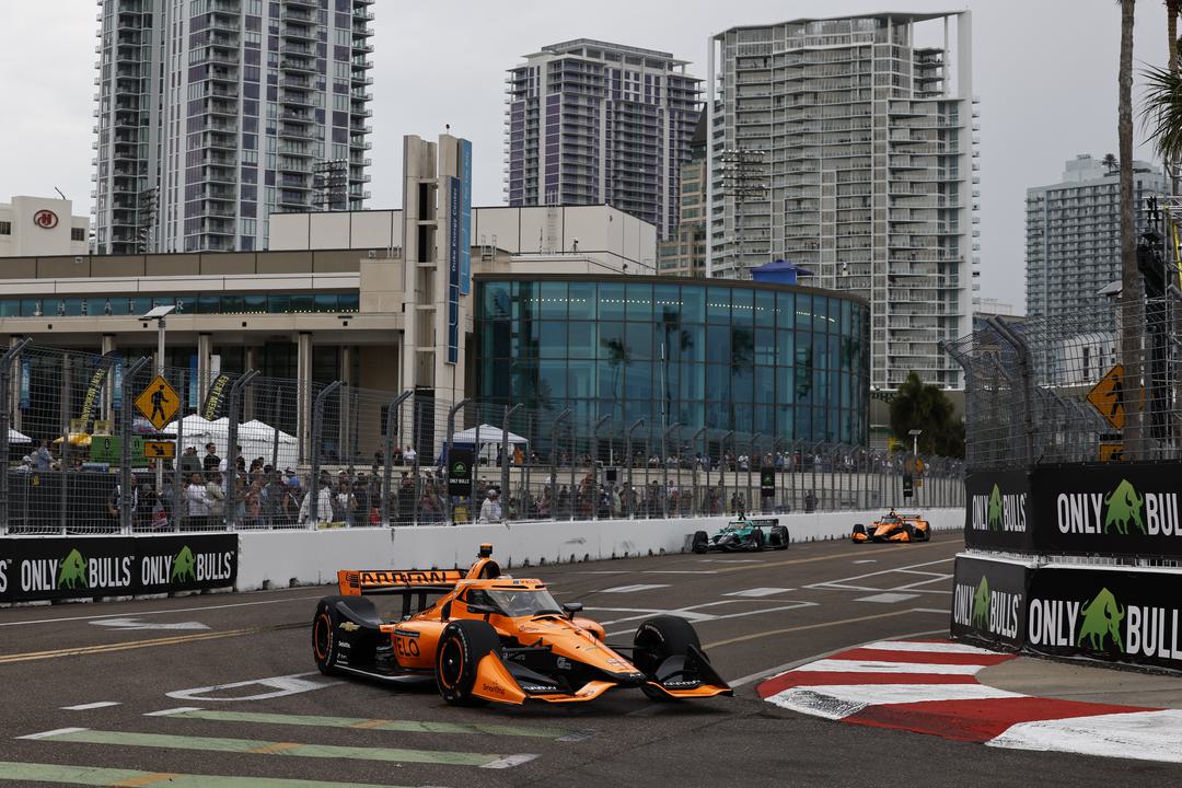 Lundgaard leads Armstrong in second St. Petersburg IndyCar practice