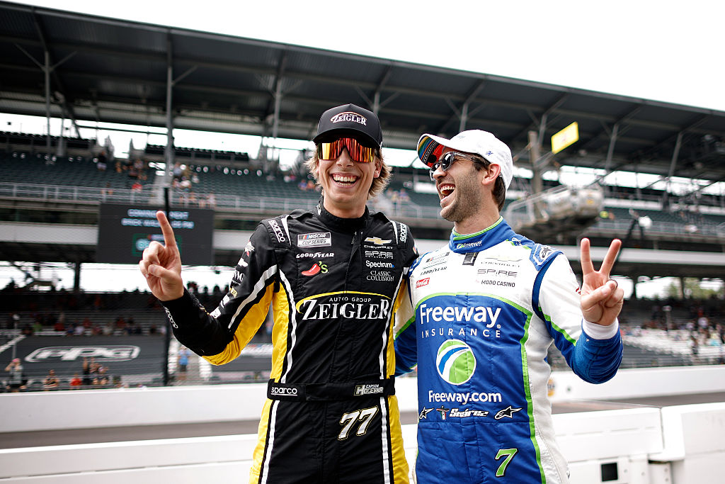 Hocevar leads Spire front row sweep for Brickyard 400