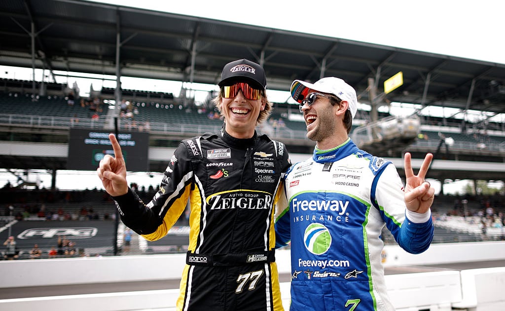 Font Rown Hocevar leads Spire front row sweep for Brickyard 400 | RACER