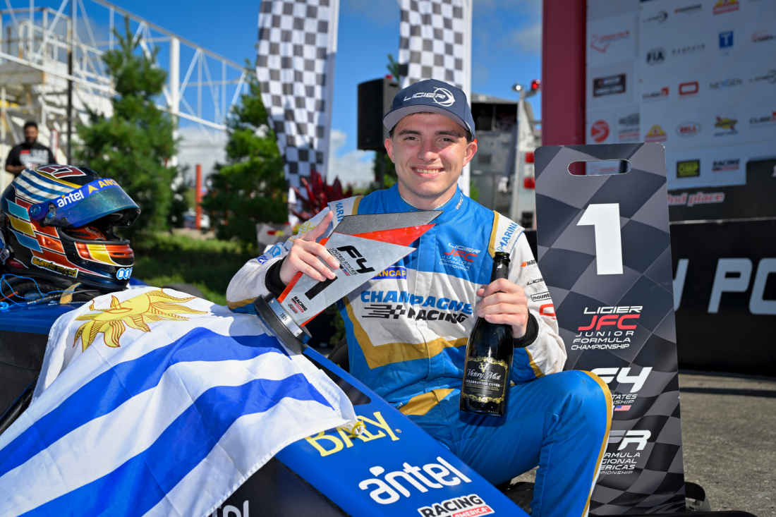 Irazú caps CTMP weekend with F4 U.S. Race 3 win