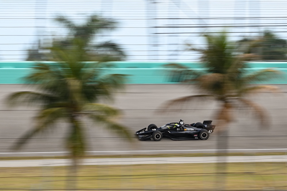 'It was a great day': Schumacher competes first oval laps at Miami-Homestead test
