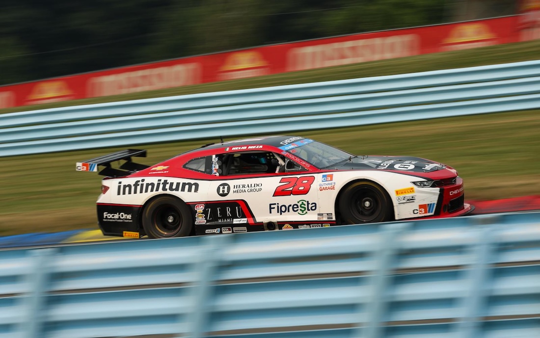Meza rolls on Trans Am TA2 at CTMP