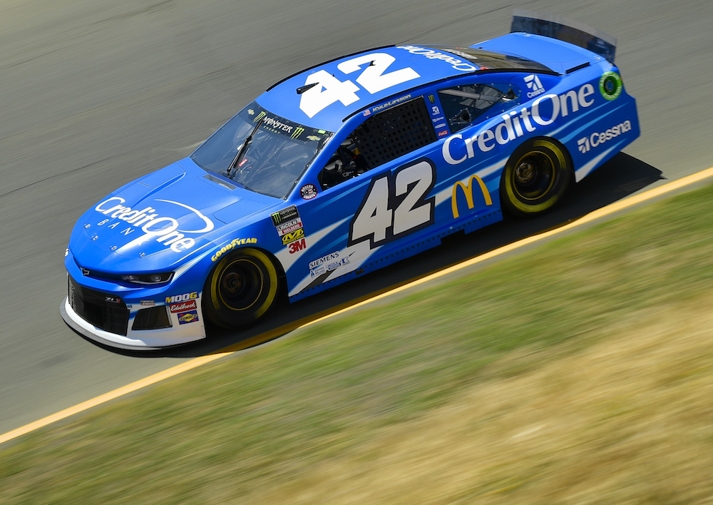 Call it a solid day for Sonoma polewinner Larson