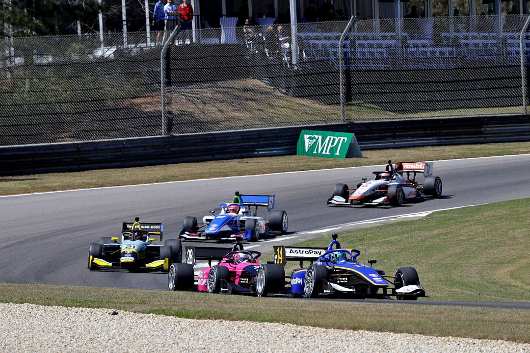 De Tullio claims first NXT win with Foyt at Barber Race 2