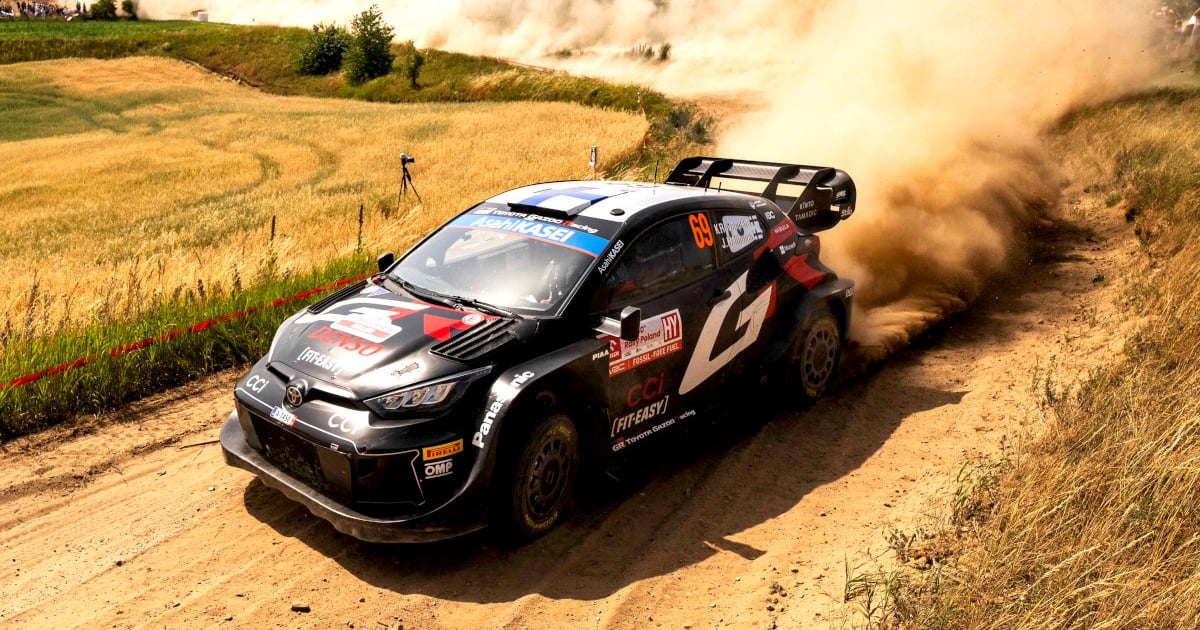 Team Rally Call Rovanpera’s last-minute call-up ends in WRC Rally Poland win | RACER