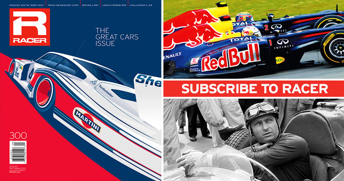 RACER Magazine: The Great Cars Issue | RACER