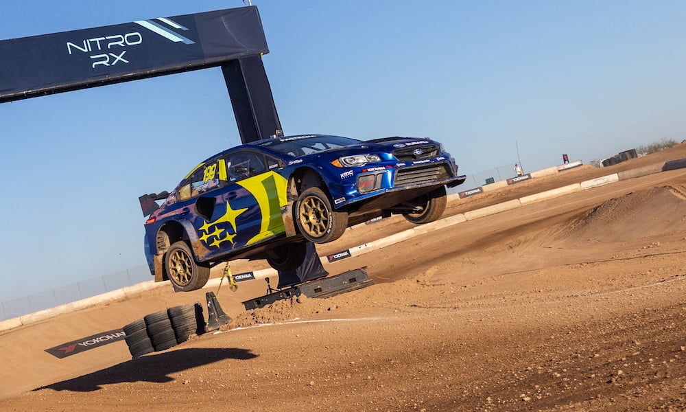Pastrana wins from pole, Busch P7 to P4 in Arizona Nitro Rallycross ...