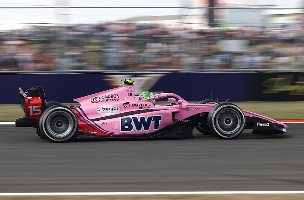 Dunne leads the way in F2 free practice at Silverstone