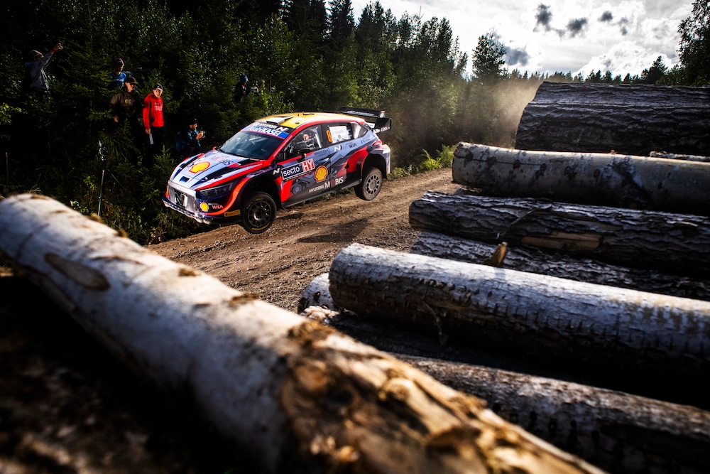 Tanak holds off hard-charging Rovanpera on WRC Rally Finland’s penultimate leg