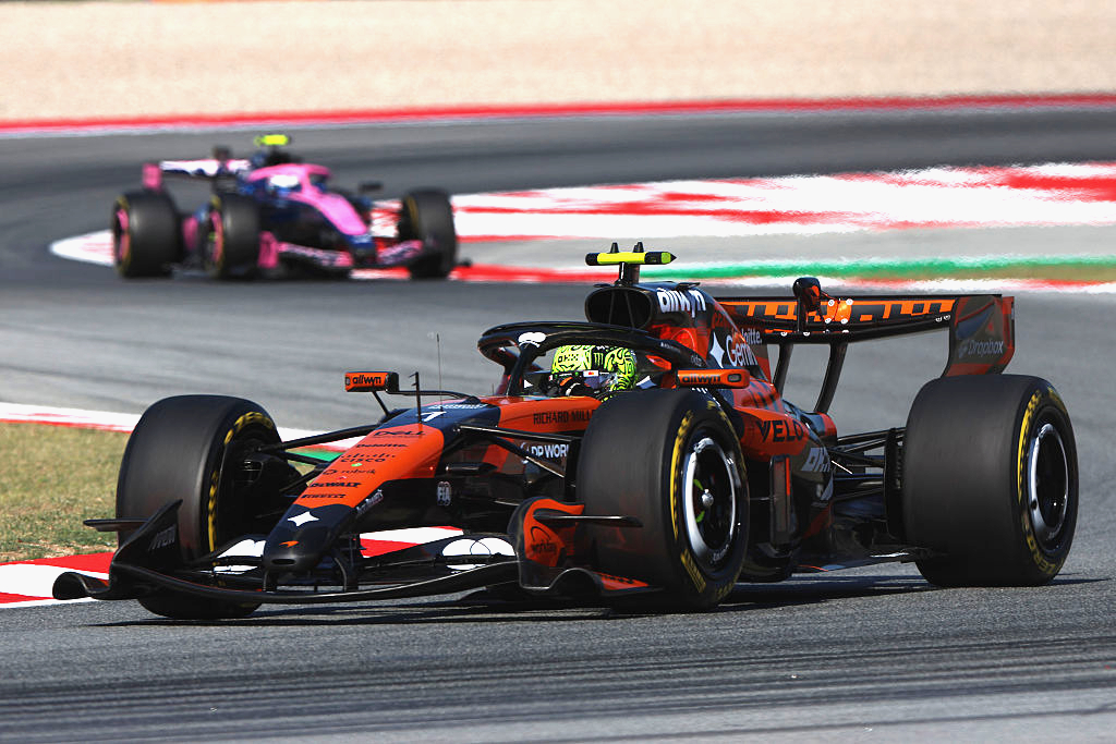 Norris tops Russell in second Barcelona GP practice
