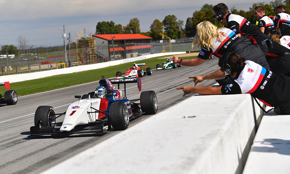 Rasmussen on the brink of Indy Pro 2000 title with Mid-Ohio win