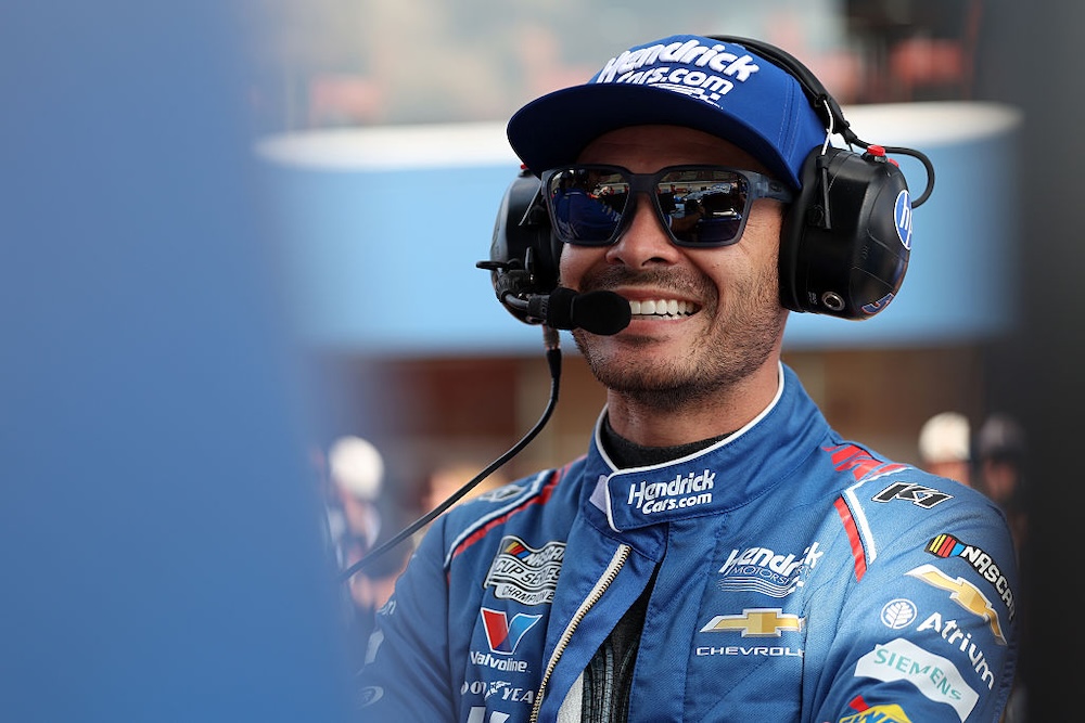 Larson didn't think he'd make it to the Knoxville Nationals. Hendrick Motorsports had other ideas.