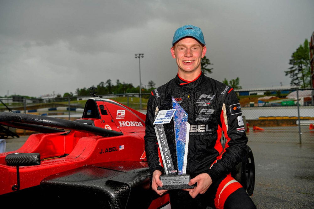 Abel rallies for a pair of F3 Americas wins at Road Atlanta