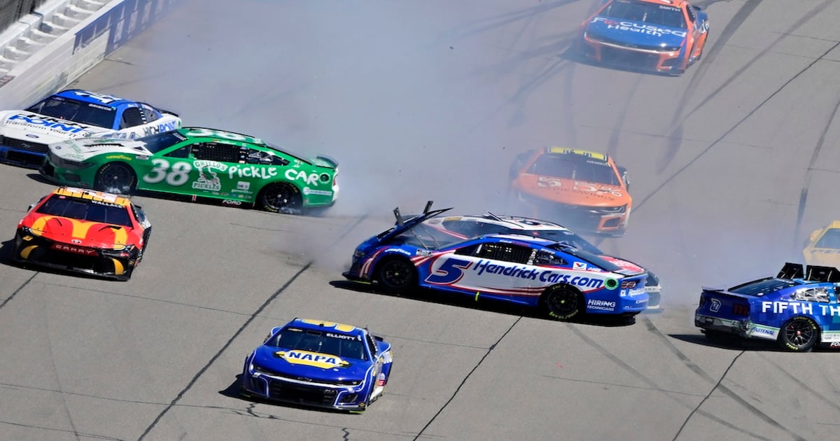 Mid-race crash, late shifts shake up NASCAR points battles in Michigan ...