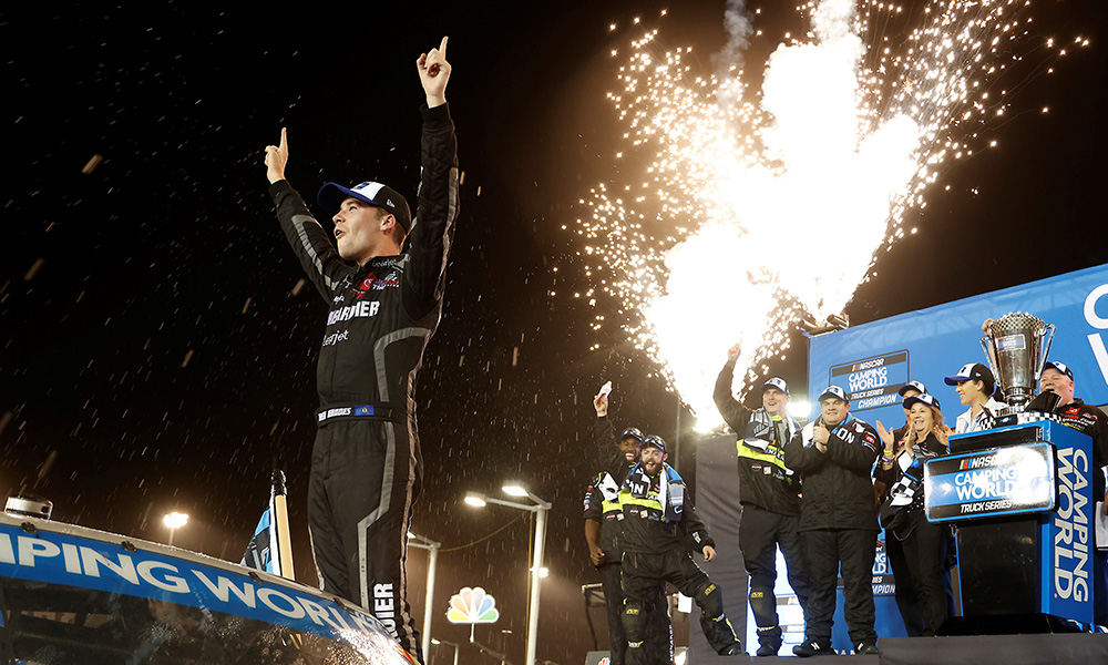 Rhodes claims Truck championship, C. Smith wins Phoenix race
