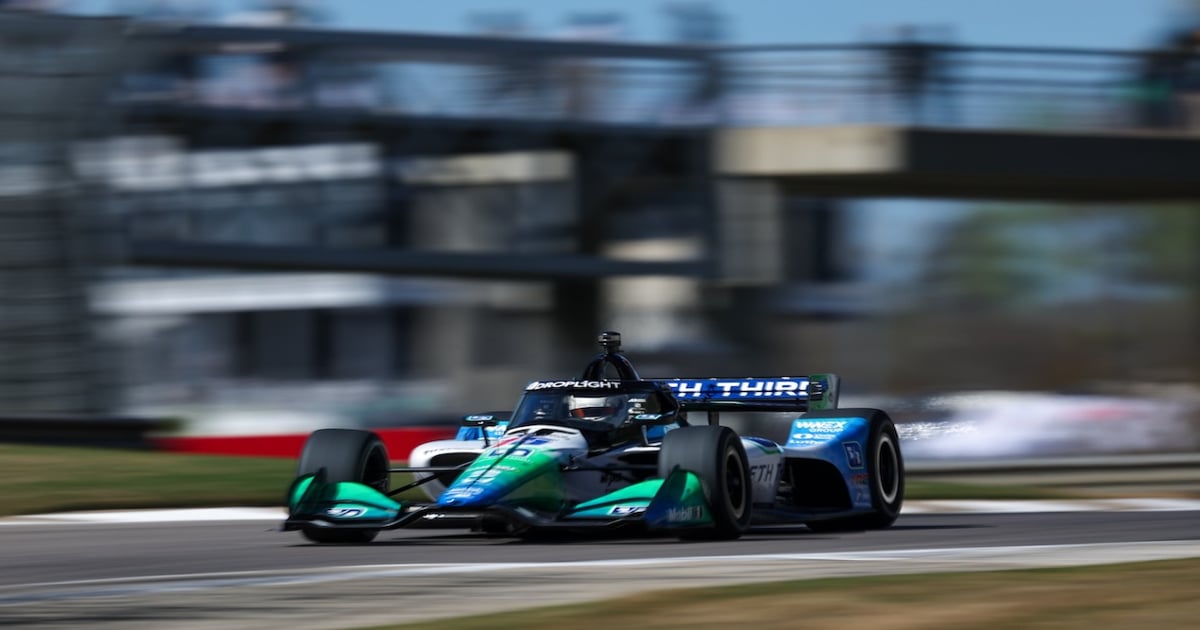 Rahal makes the most of used alternate tires to qualify third at Barber ...