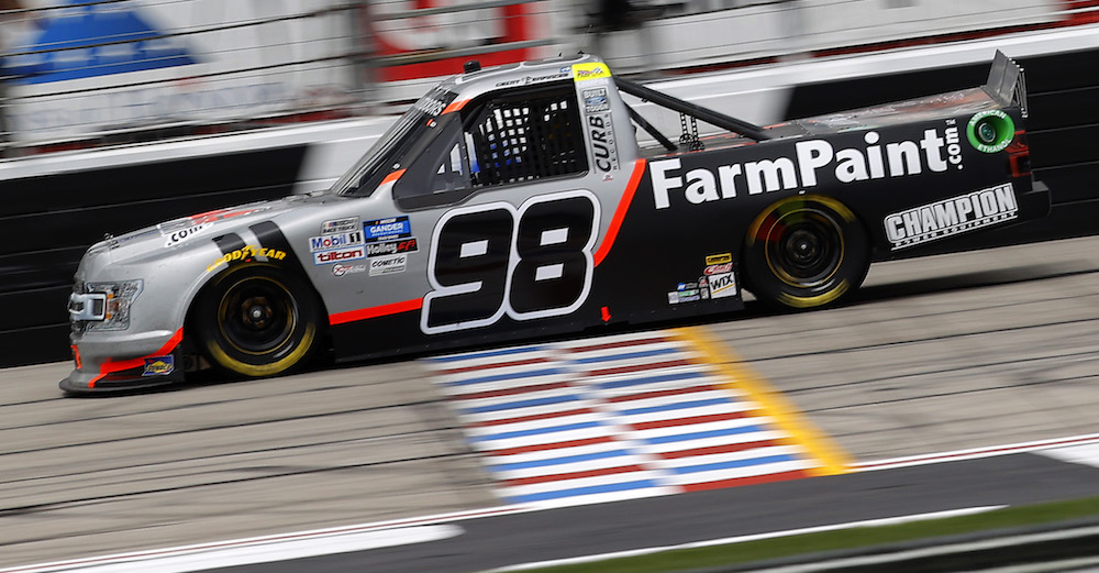 Enfinger takes last-lap Trucks win in Atlanta overtime