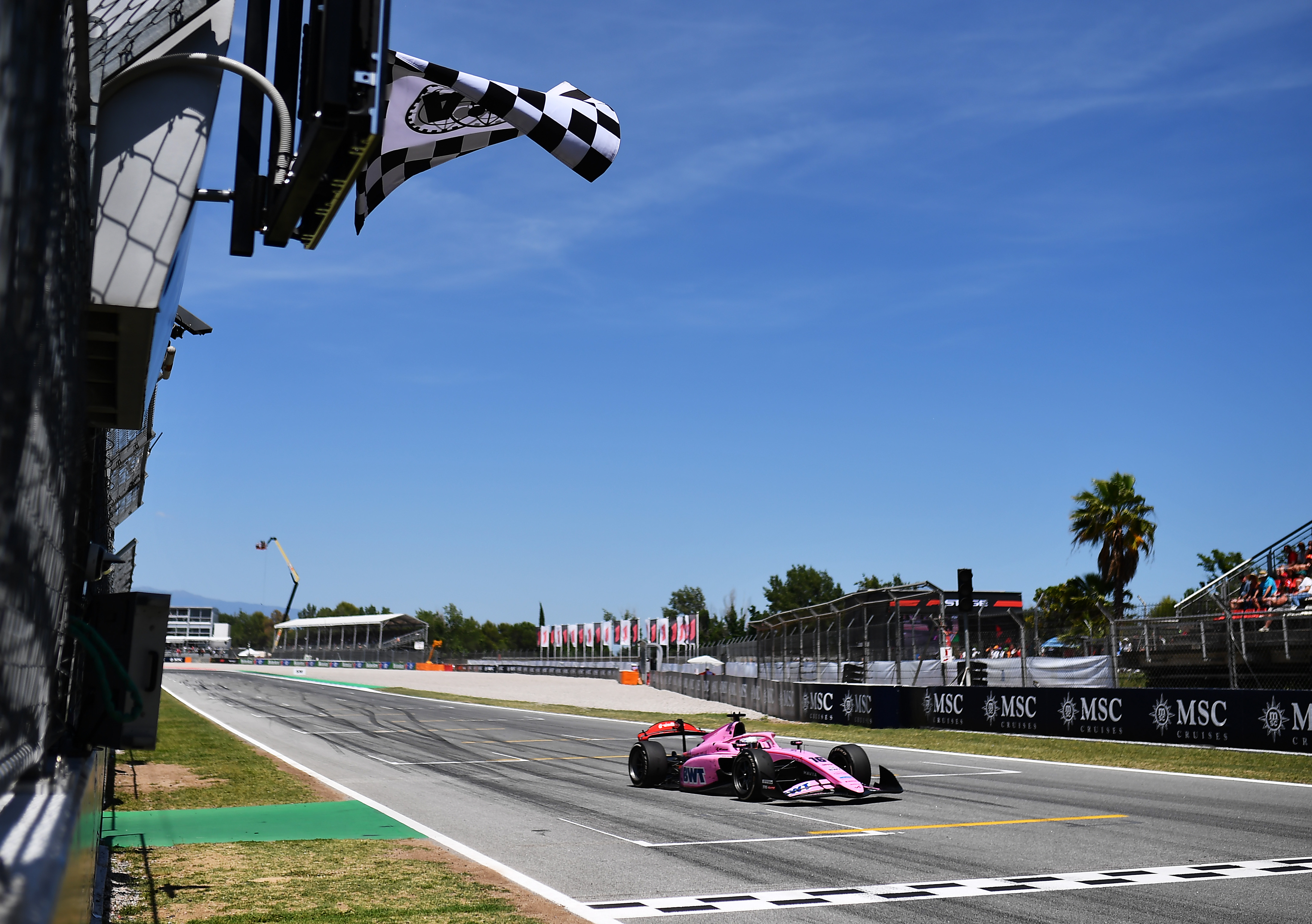 Kush Maini takes impressive victory in Barcelona Sprint Race
