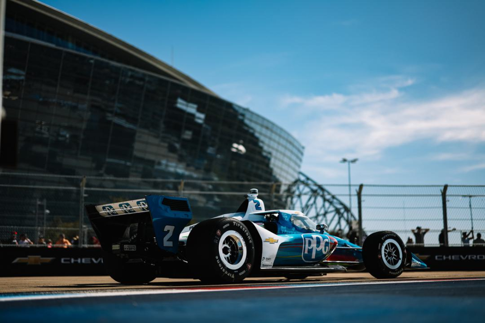 Newgarden's Arlington qualifying prep hampered by practice bump