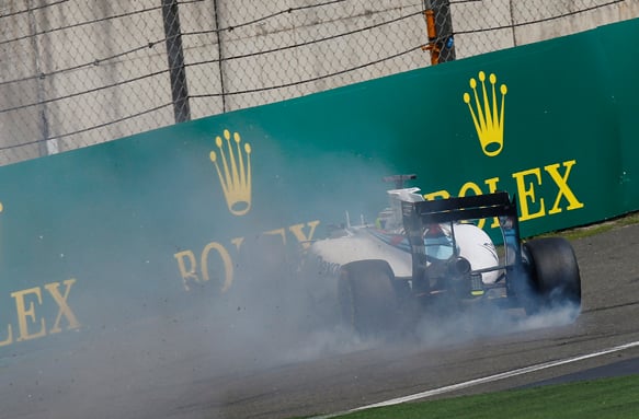 Massa Spring F1: Massa says rear wing caused practice crash | RACER