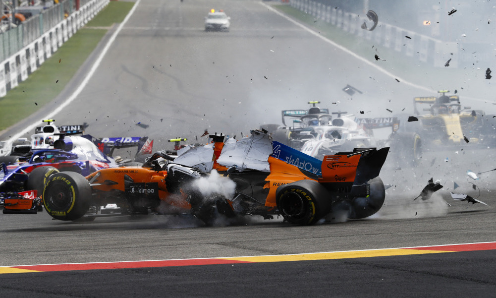 Hulkenberg accepts blame, 10-place penalty for triggering crash