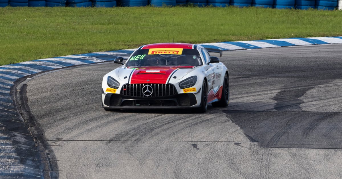 Webb, Steves victorious in all-green GT4 America Sebring race 2 | RACER