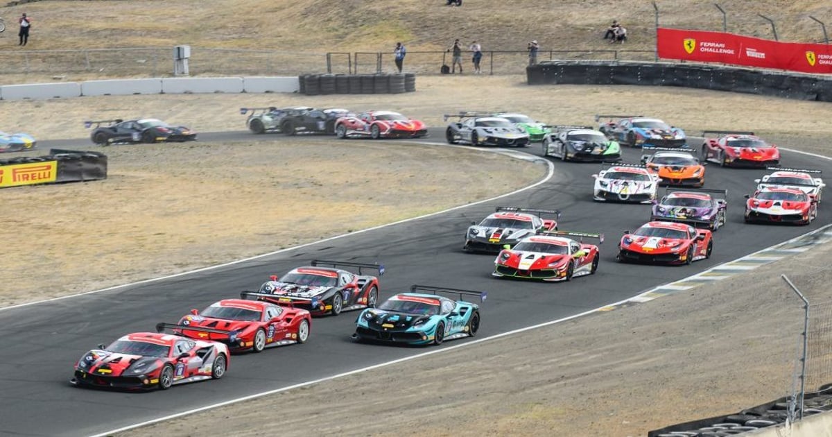 Saturday Ferrari Challenge races prove dramatic at Sonoma | RACER