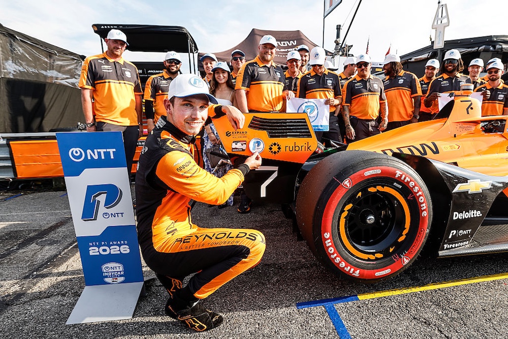 Lundgaard takes IndyCar pole at Mid-Ohio