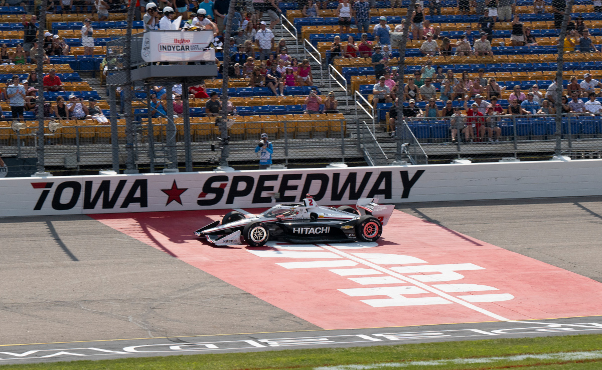 'King of the Corn' Newgarden leads Penske domination in Iowa