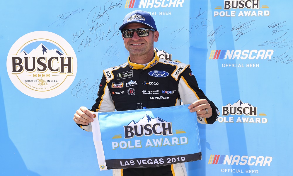 Bowyer soars to pole at Las Vegas