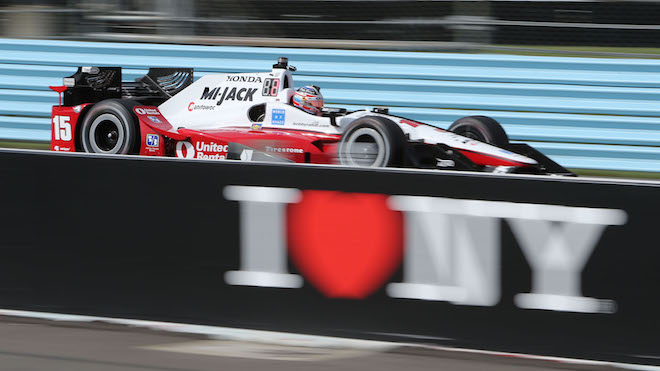 Rahal leads Honda train in Watkins Glen practice
