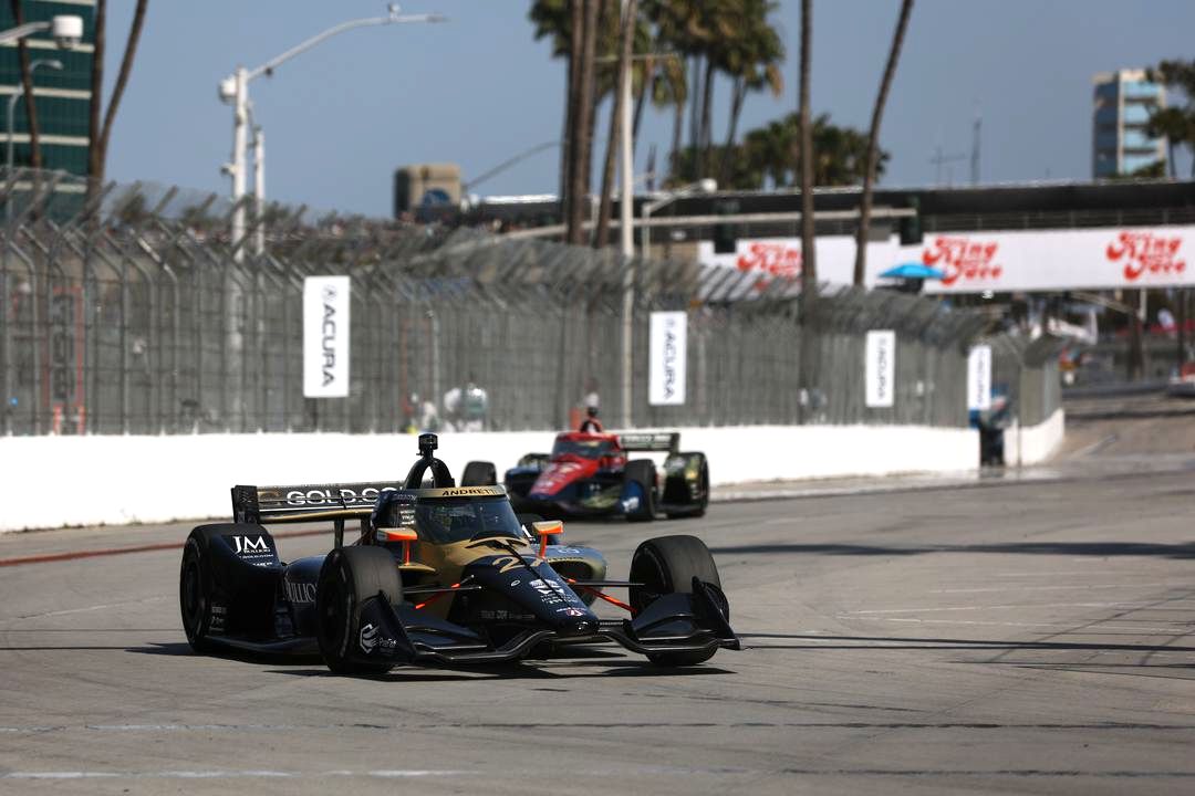 Kirkwood rises to the top in second Long Beach IndyCar practice