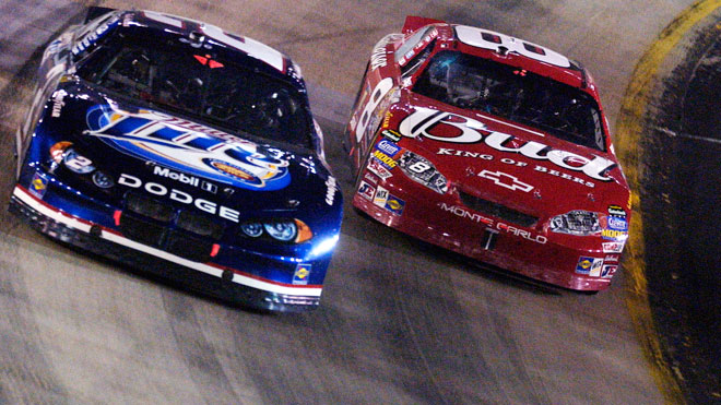 Rear View: Earnhardt on Bristol burn of 2004