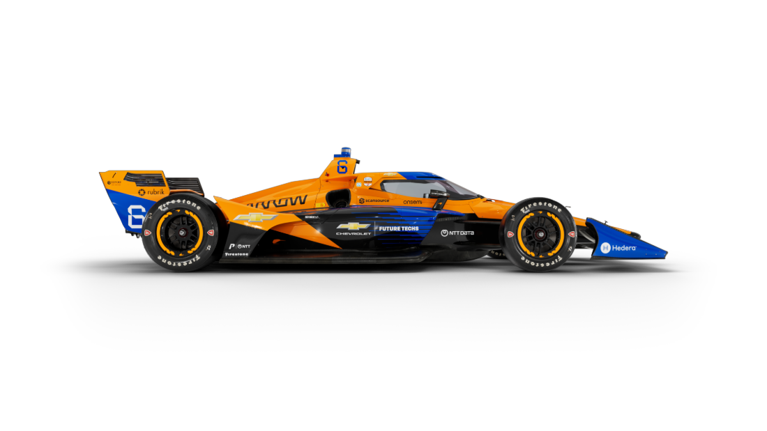 Chevy branding for Siegel IndyCar at Milwaukee