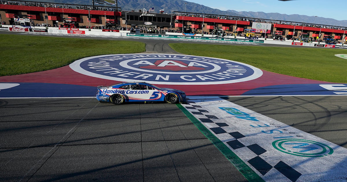 Fontana gives Larson a lesson in Next Gen | RACER