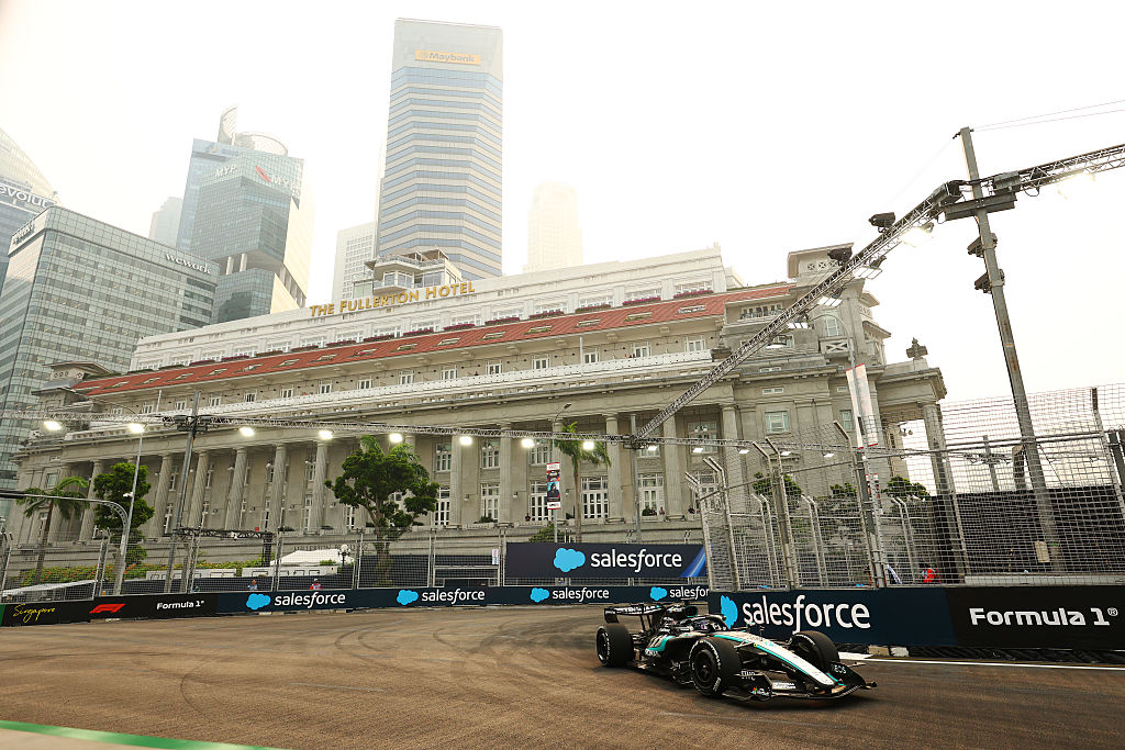 ‘Old’ Mercedes serves Russell well in Singapore GP practice