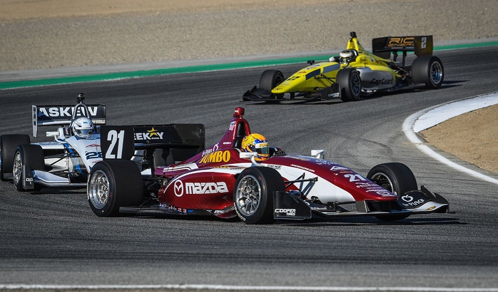 Indi Light Racer VeeKay dominates Indy Lights Race 2 | RACER