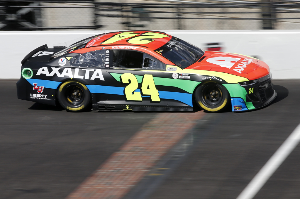 Byron wins Indy road course pole