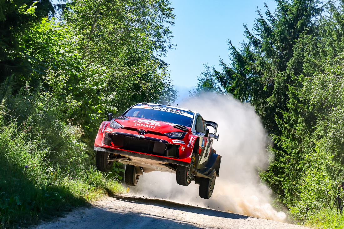 Perfect Pajari leads WRC Rally Estonia after a fast-gravel masterclass
